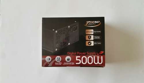 500W POWER SUPPLY PLUS SATA TO 6 PIN GPU CONNECTOR - BRAND NEW